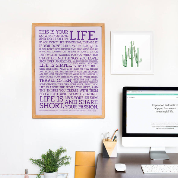 Print: Holstee Manifesto x LoveYourBrain