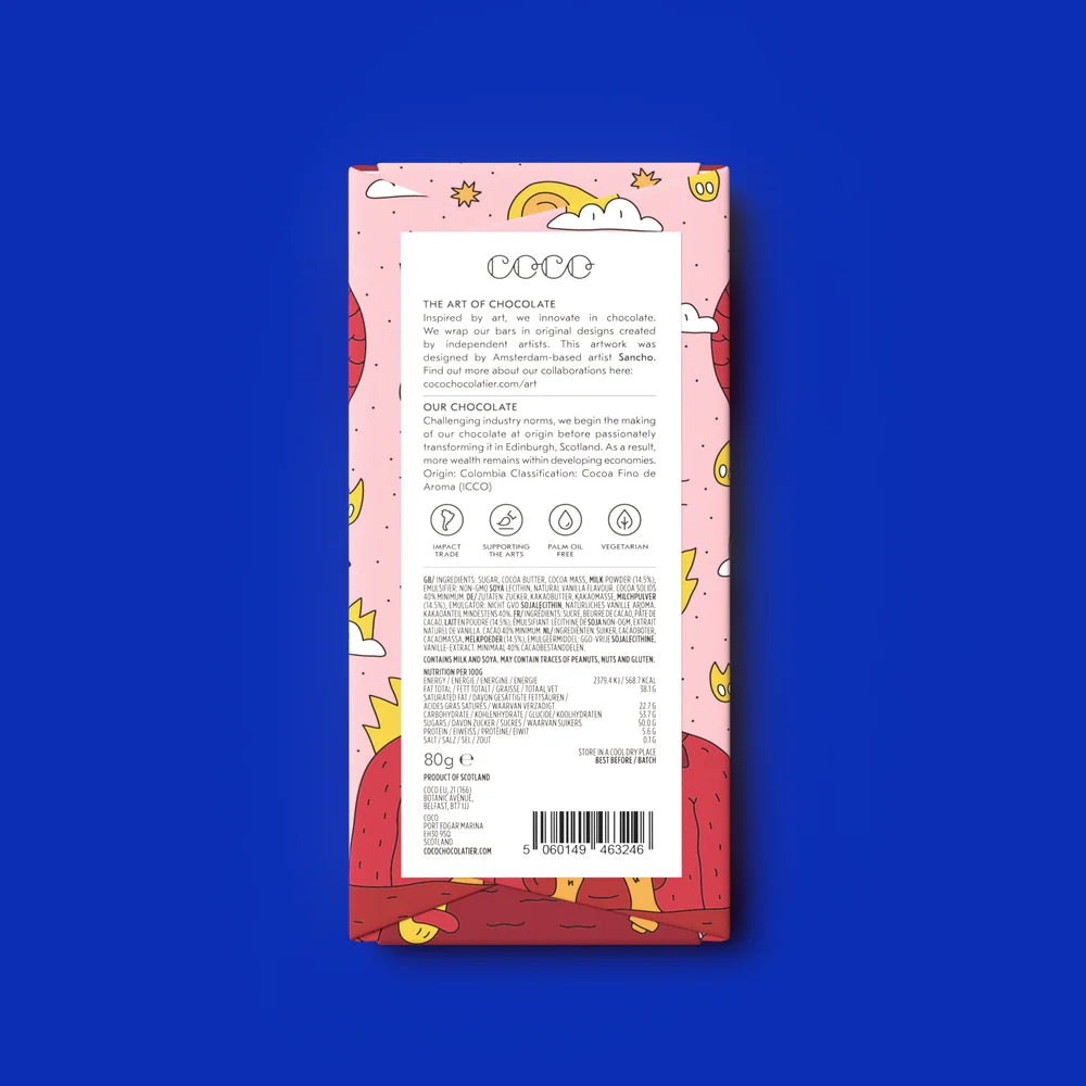 COCO Chocolate: Colombian Milk 40% – ICA Retail Store