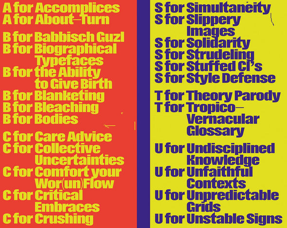 Glossary of Undisciplined Design