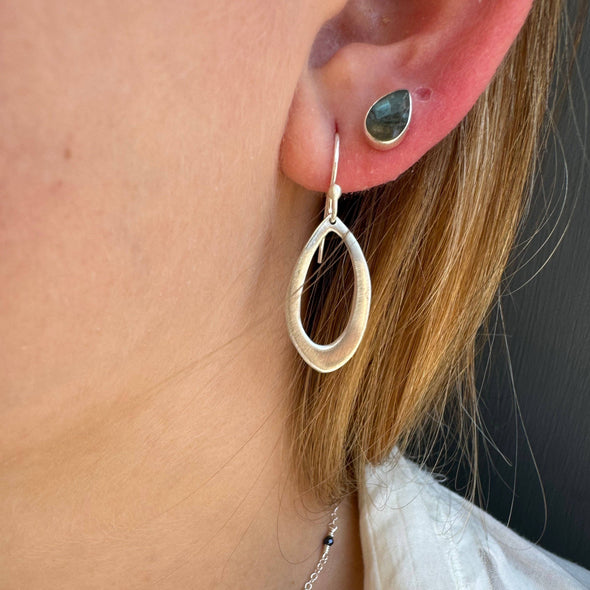 Earrings: Labradorite Posts