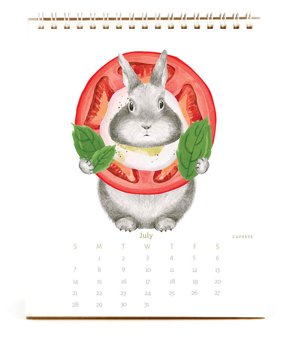 Bunny Calendar 2024: Hopping Around the Culinary World