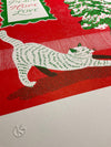 Print: Christmas Cat