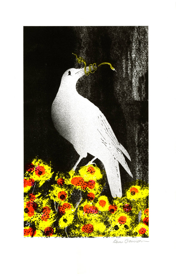 Risograph Print: Early Bird