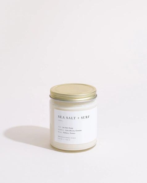 Sea Salt +Surf Minimalist Candle