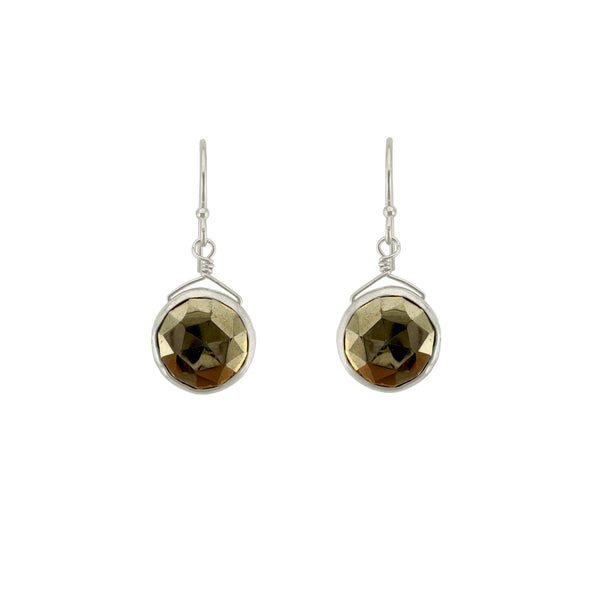 Earrings: Pyrite Coins