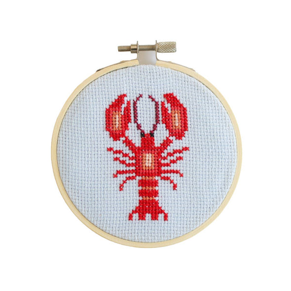 Cross Stitch Kit: Lobster