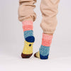 Color Band House Socks: Poppy Teal