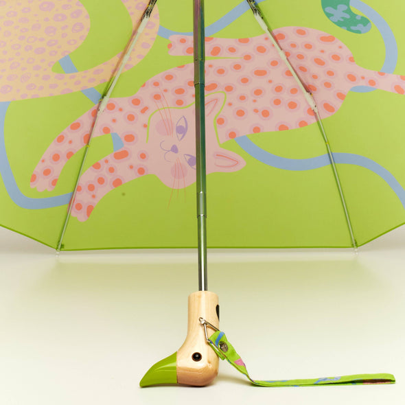 Orignal Duck Umbrella: Lime Arty Cats