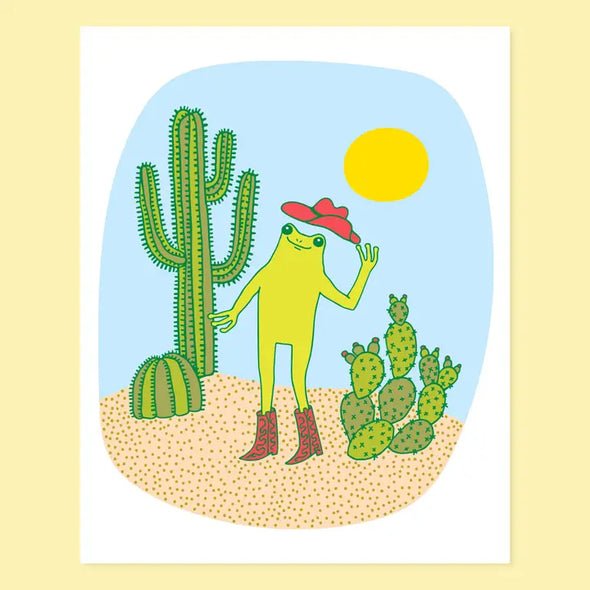 Print: Western Frog