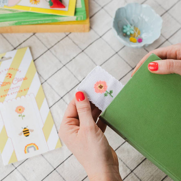 Cross Stitch Bookmark Kit: Nature Rainbow