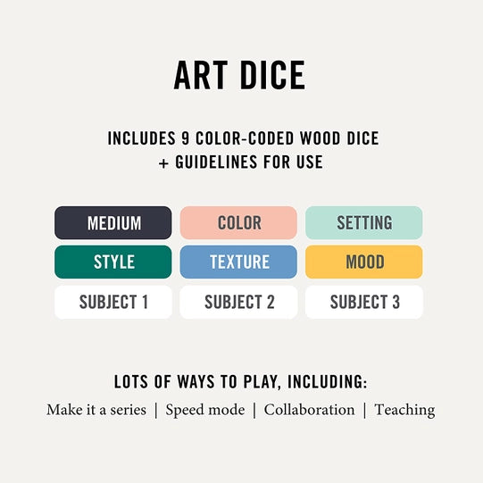 Art Dice: Inspiration For Drawing & Painting