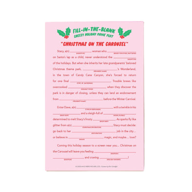 Fill-in-the-Blank X-Mas Movie Plots