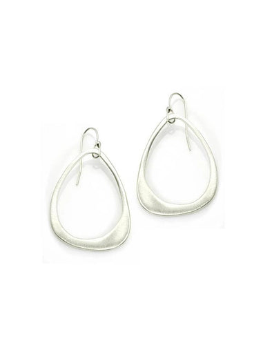 Earrings: Small Open Drop Earrings