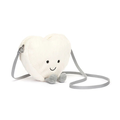 Amuseable Heart Bag: Cream