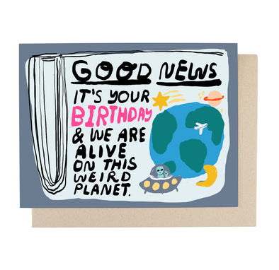 Card: Good News Birthday