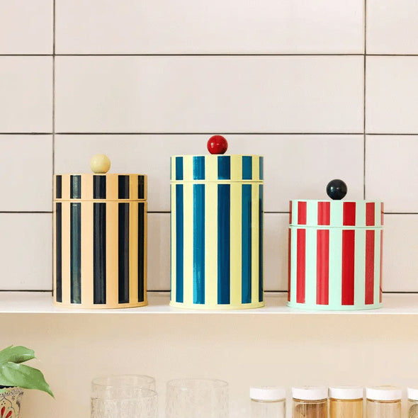 Dusen Dusen: Striped Canister Set
