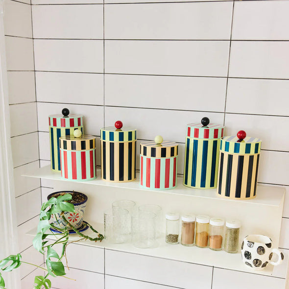 Dusen Dusen: Striped Canister Set