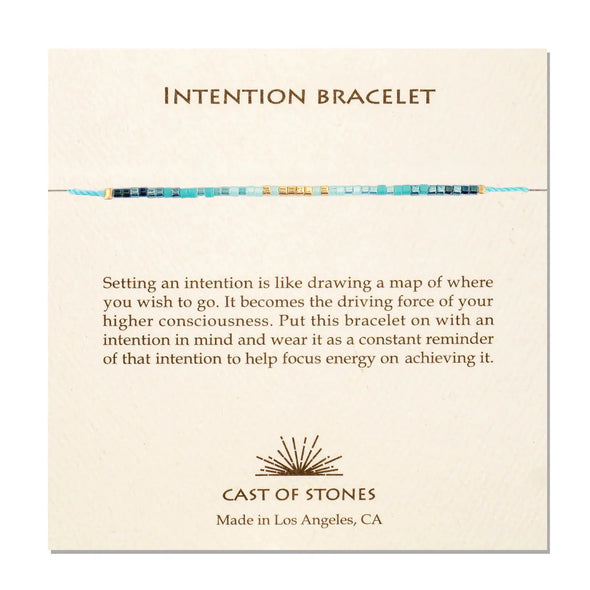 Intention Bracelet: Radiant Aqua