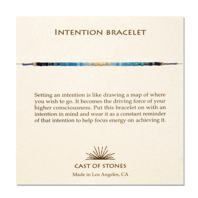 Intention Bracelet: Radiant Blue