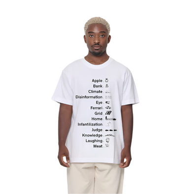 Sara Cwynar X ICA: Alphabet Tee