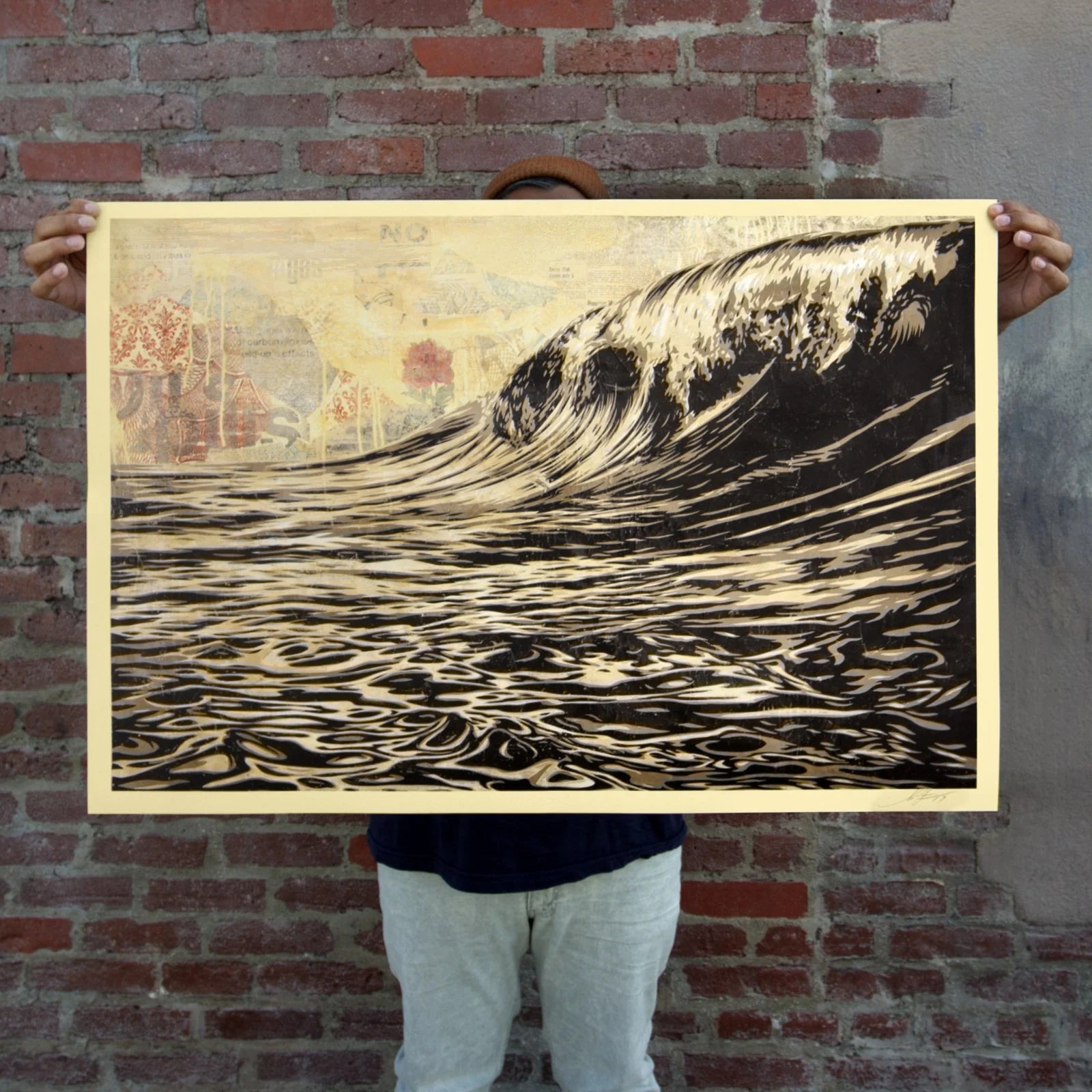 Shepard Fairey Offset Lithograph: Dark Wave – ICA Retail Store Shepard Fairey Offset Lithograph: Dark Wave – ICA Retail Store
