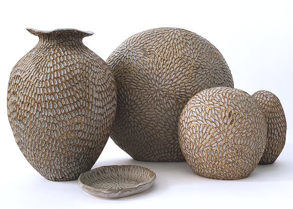 Seed Pod Sculpture Oval: Coastal