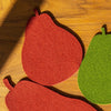 Pear Trivet: Rosewood