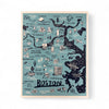 Print: Boston Map