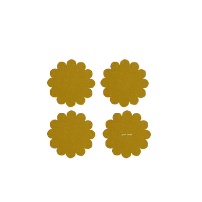 Felt Crest Coasters: Dandelion