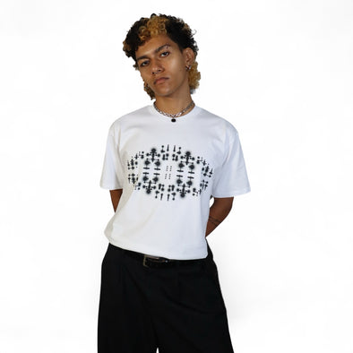 Caroline Monnet Man Made Land Tee: White