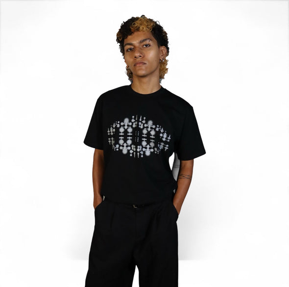 Caroline Monnet Man Made Land Tee: Black