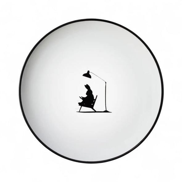 Plate: Reading Rabbit
