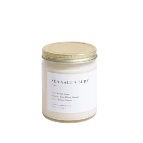 Sea Salt +Surf Minimalist Candle