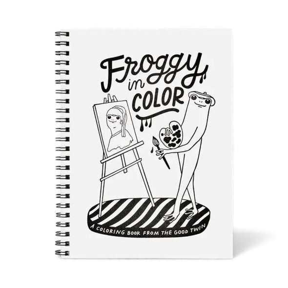 Froggy in Color Coloring Book