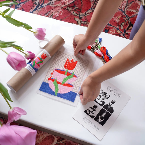 Embroidery Kit: Memory in Bloom