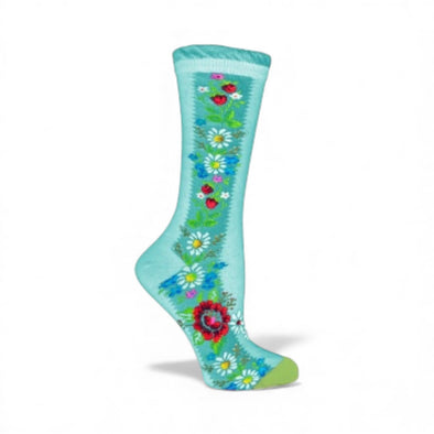 Socks: Folklore Turquoise