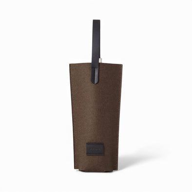 Hana Felt Bottle Bag: Tobacco