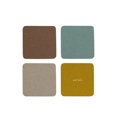 Felt Coasters: London Fog