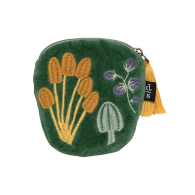 Embroidered Coin purse: Wildgrove