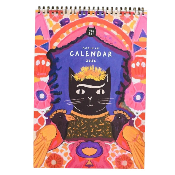 Wall Calendar: 2026 Cats in Art