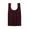 Pleated Baggu: Mahogany