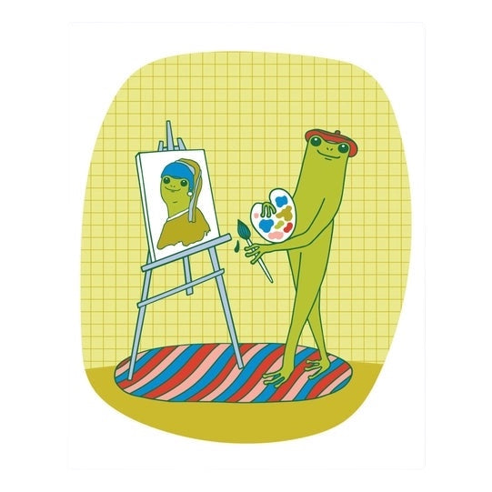 Print: Artist Frog