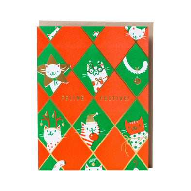 Card: Feline Festive Holiday