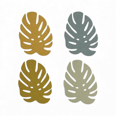 Felt Coasters: Jungle Multi Monstera Set