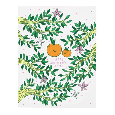 Card: Orange Mother's Day