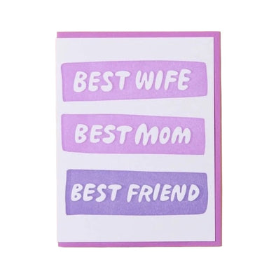 Card: Best Wife/Mom/Friend