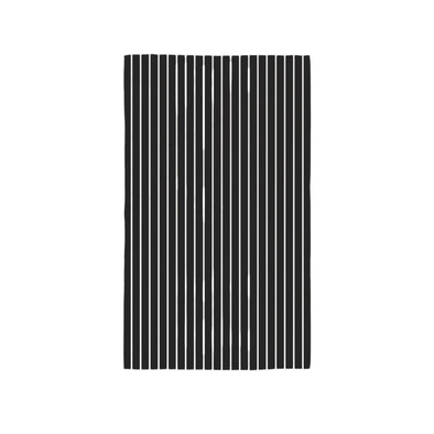 Hand Towel: Black Linen