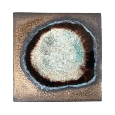 Geode Coaster: Textured Bronze