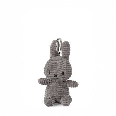 Miffy Keychain: Grey Corduroy