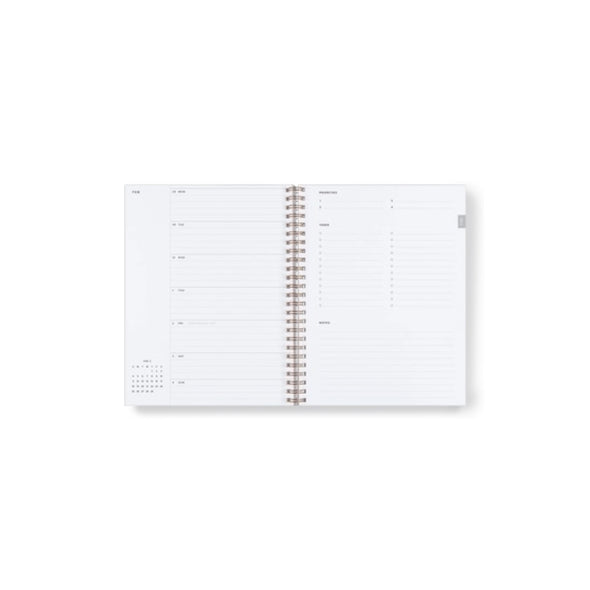 2025 Compact Task Planner | Fern Green